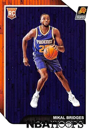 2018 19 Nba Hoops Basketball 252 Mikal Bridges Phoenix Suns Rc Rookie Card Made By Panini Collectibles Fine Art Amazon Com