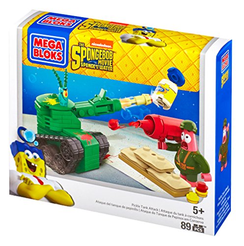 Mega Bloks SpongeBob Pickle Tank Attack Building Set - Thumbnail 5