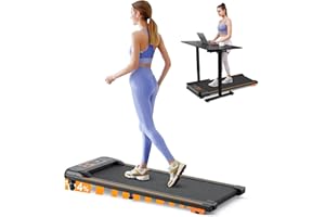 YGZ Walking Pad Treadmill with Incline and APP, Under Desk Portable Treadmill for Home Office with 265 Lbs Weight Capacity 2.5HP, Remote Control, Led Display