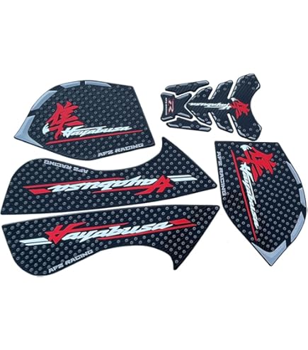 Tankpad Schutzfolie SUZUKI GSX1300R Hayabusa - 3D Effekt Black Gold