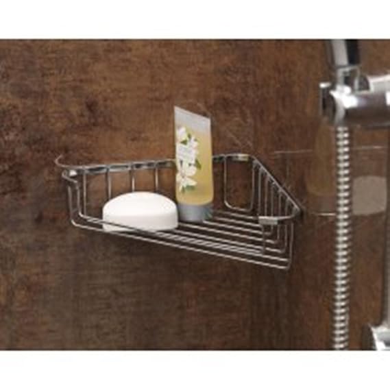 Chrome Plated Shower Corner Soap Tray Home & Kitchen