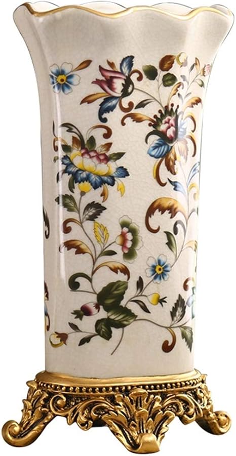 Amazon 花瓶 陶器 ヨーロッパ風の装飾 ホームアクセサリー リビングルーム 花瓶 レトロな新しい家の装飾 水耕花 陶器 花器 インテリアボウル オンライン通販