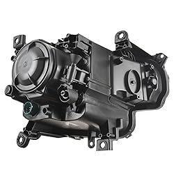 TRQ 2 Piece Headlight Assembly Set Driver