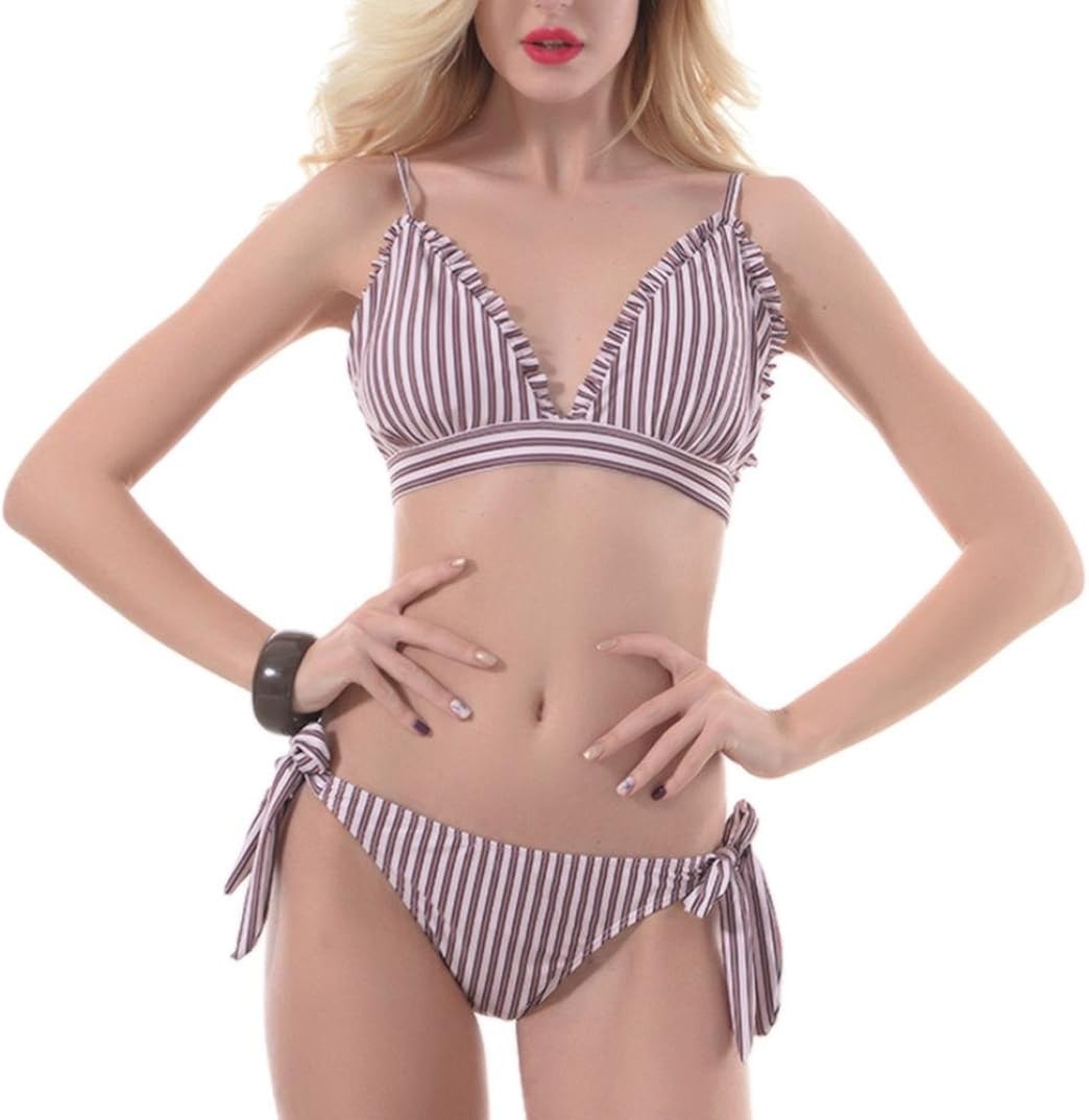frill top swimming costume