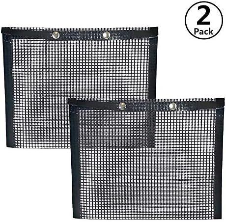 BBQ Grill Mesh Bag,Non-Stick BBQ Baked Bag Grilling Baking Reusable and Easy to Clean Non-Stick Mesh Grilling Bag