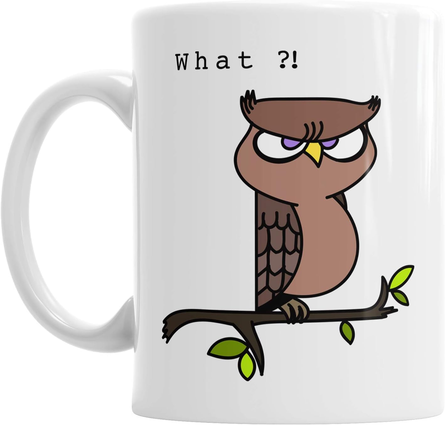 What Displeased Owl 11oz Ceramic Coffee Mug