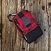 Vape Carrying Case for Travels - Secure, Organized, Premium Vape Bag - Fits Medium Mechanical Box Mods, e-Juice, Battery, Tank Holder & Accessories - Wick and Wire (Stash Red Plaid)