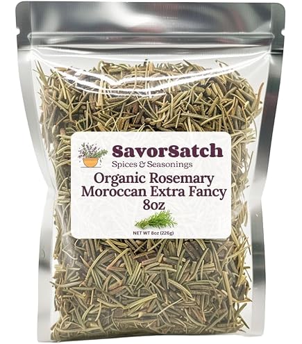 Amazon.com : SavorSatch Rosemary Moroccan Extra Fancy - 8oz