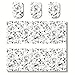NICOLE DIARY Nail Art Flowers Water Transfer Stickers Elegant Nail Art Decoration NDS-32