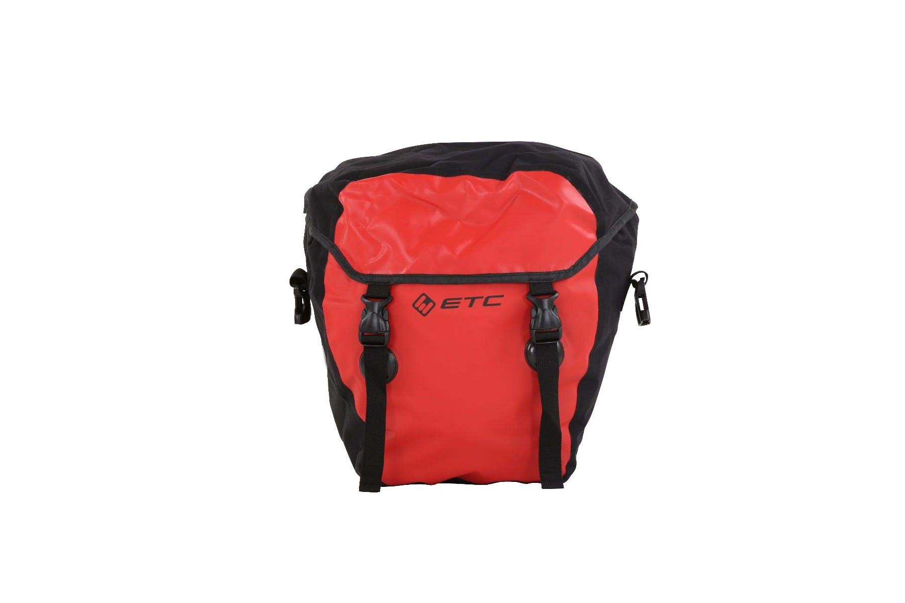 etc Unisex Adult Bag Waterproof Pannier Bag - Red, Large