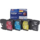 【brother純正】インクカートリッジ4色パック(大容量) LC16-4PK 対応型番:MFC-6890CN、MFC-6490CN、MFC-5890CN 他