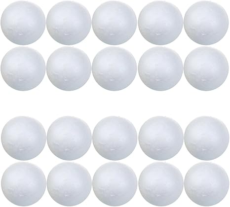 Amazon 発泡スチロール 工作素材 スチロール 丸球ボール 発泡 染色可能 Diy 個組 7cm ホビー用素材 通販
