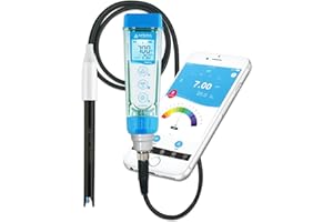 Apera Instruments PH60Z-WW Smart Handheld pH Meter Tester Kit with LabSen 335 ATC pH Electrode for Lab-Grade pH Measurement in Wastewater, Suspensions, Emulsions and Dirty Liquids