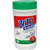 Brillo Basics Multi Surface Cleaning Wipes With Bleach 40 Wipes