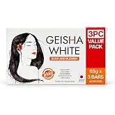 Geisha White Intense Skin Cleansing Bar - 3 bars x 65g