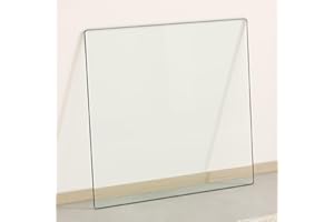 WEKEOT 24"x24" Square Tempered Glass Table Top 1/4" Thick Flat Polish Eased Corners Side Table Replacement Clear Glass Tables Top for Living Room Patio Table Tops