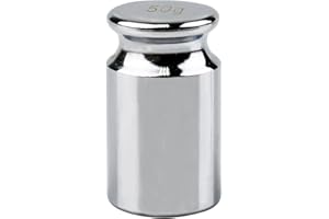 TEXALAN(R) Calibration Weight 50g M2 Class Chrome Steel for School Lab Factory