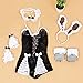 Hanerdun® Womens Sexy Lingerie Naughty Bunny Uniform Rabbit Outfit, Black, One Size