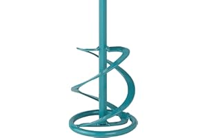 COLLOMIX Mixing Paddle for Drills - WK Series 4.7" Mud Mixer Drill Bit for Ready-Mix Mortar, Grout, and Viscous Materials with 3/8" Drill Chuck Connection - WK120S