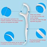 HouChanges Floss Sticks 2 in 1 Dental Toothpick 100Pcs Polyethylene view 3