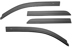 Husky Liners Low Profile Ventvisors/Rain Guards | Fits 2015-2025 Ford F-150 (17-24 Raptor, 22-24 Lightning), F-250 SD, F-350 