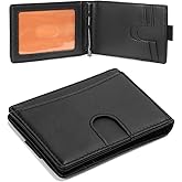 Slim Wallet For Men,RFID Credit Card Holder Wallet With Money Clip, Minimalist Bifold Front Pocket Wallet