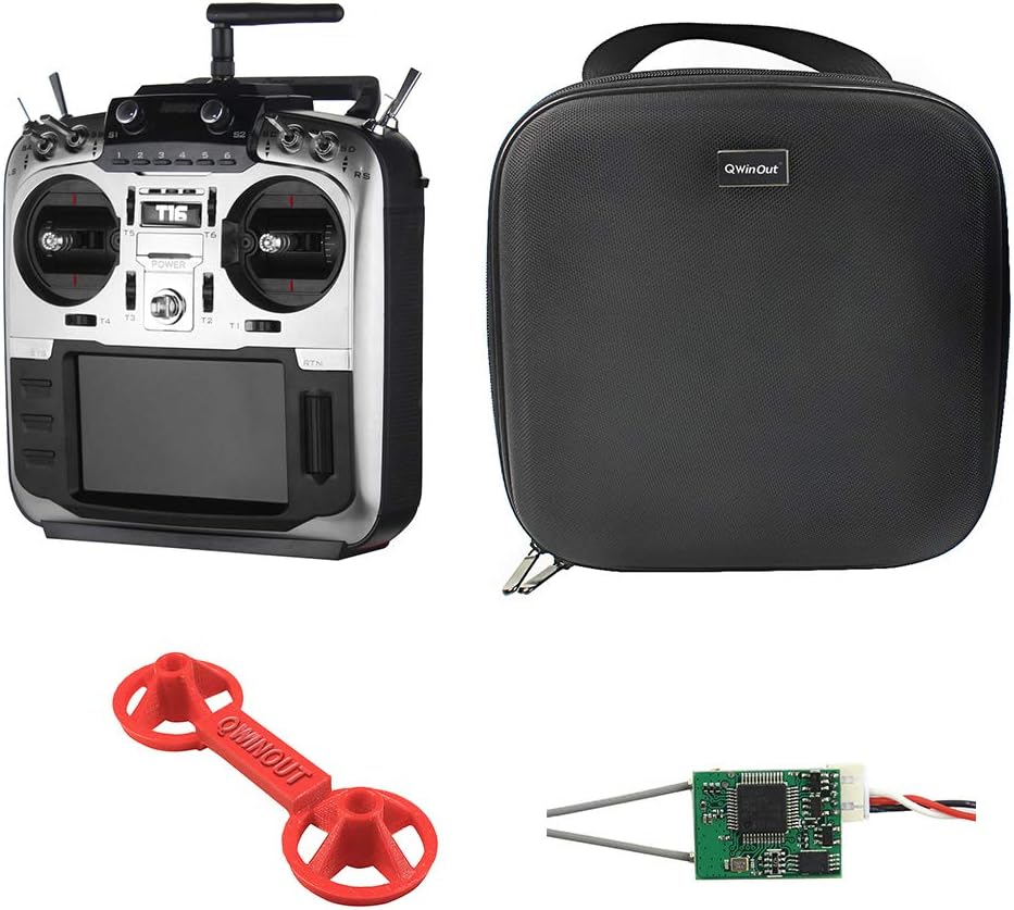 Jumper T16 Pro Hall V2 Gimba l16CH Open Source Multi-protocol Radio Transmitter JP4-in-1 RF R1 R8 Rx Protective Handbag Case Bag (Mode2 with bag R1 RX)