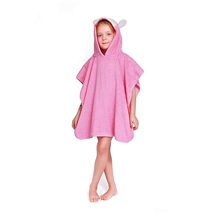hooded bath poncho