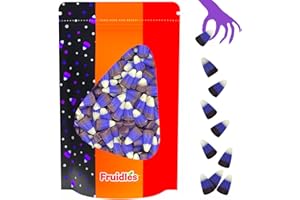 Fruidles Halloween Candy Corn Treats, Gluten-Free, Fun & Festive Holiday Snacking (Half-Pound, Blackberry Cobbler)