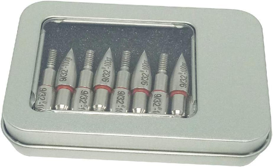 Archery Field Points Belt O Ring 100/125/150 Grain Stainless Steel Bullet, Suitable for Multiple Arrow Sizes and Target Practice (1 Dozen 12 PCS) : Sports & Outdoors