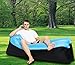 Lougnee Inflatable Lounger Air Sofa Beach Lounge Bed Couch Dream Chair with Bag for Home Indoor Outdoor Activities
