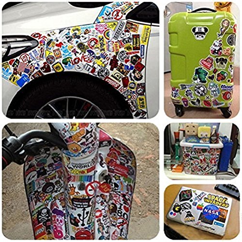 Fngeen Random Sticker 50-500pcs Variety Vinyl Car Sticker Motorcycle Bicycle Luggage Decal Graffiti Patches Skateboard Stickers for Laptop Stickers (700pcs) - Thumbnail 4