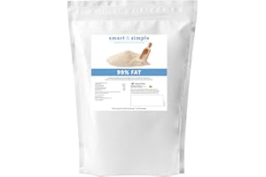 SmartEquine Smart & Simple 99% Fat | Horse Weight Gain Supplement Supports Ideal Body Condition in Horses | Easy to Use & Tasty High Fat Supplement Powder | 112 Servings | 14 lb Bag