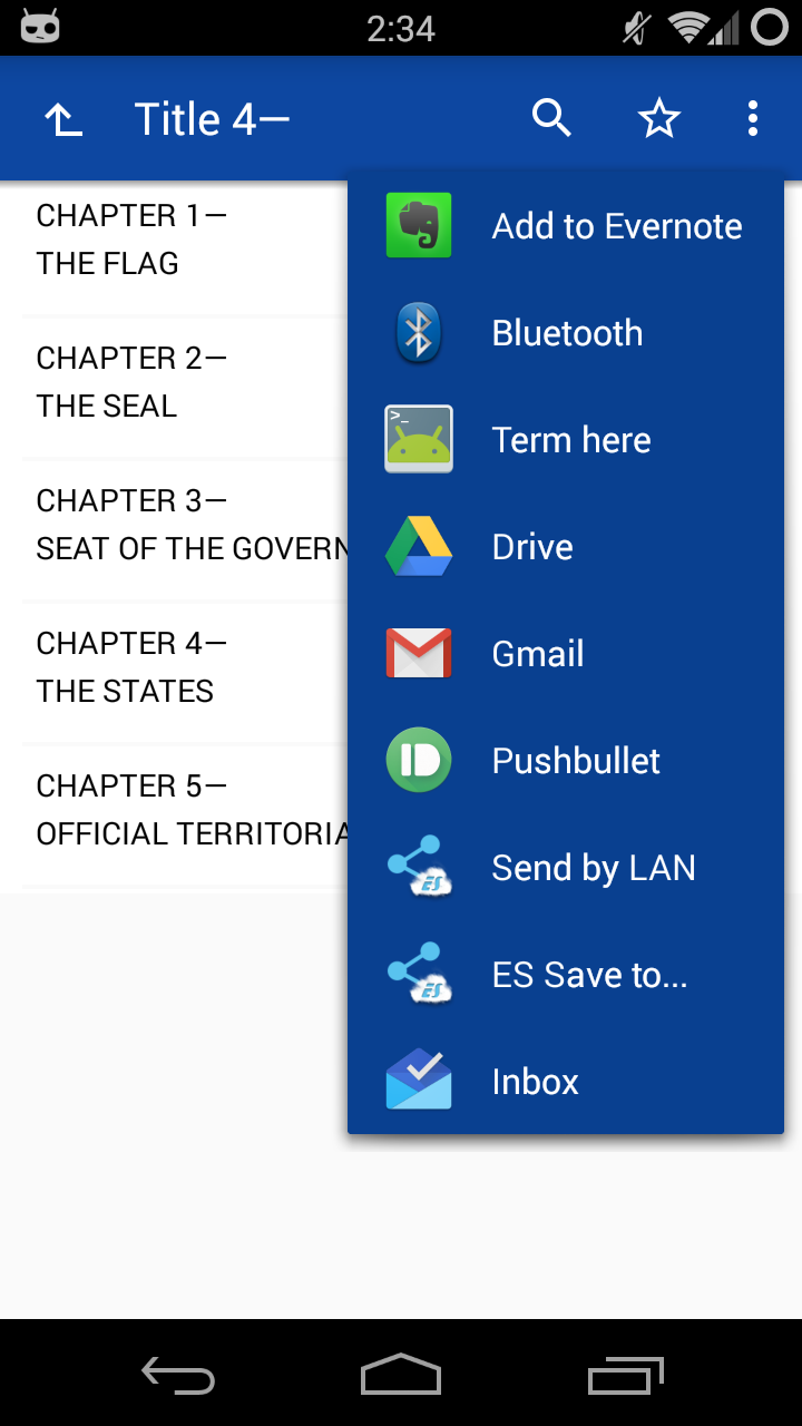 United States Code Appstore for Android
