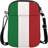JXGZSO Italian Flag Crossbody Bag Italy Lover Gift Italy Trip Gift Italy Vacation Gift Italian Gift Italy Souvenir Gift