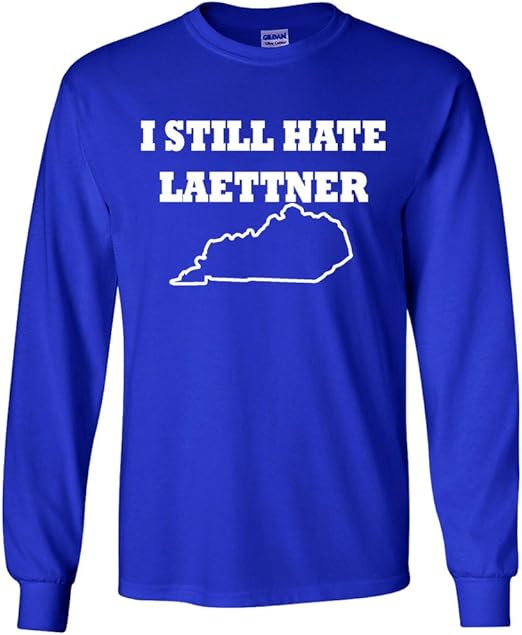 Amazon.com: KING THREADS Long Sleeve Christian Laettner I Still Hate Laettner T-Shirt: Clothing