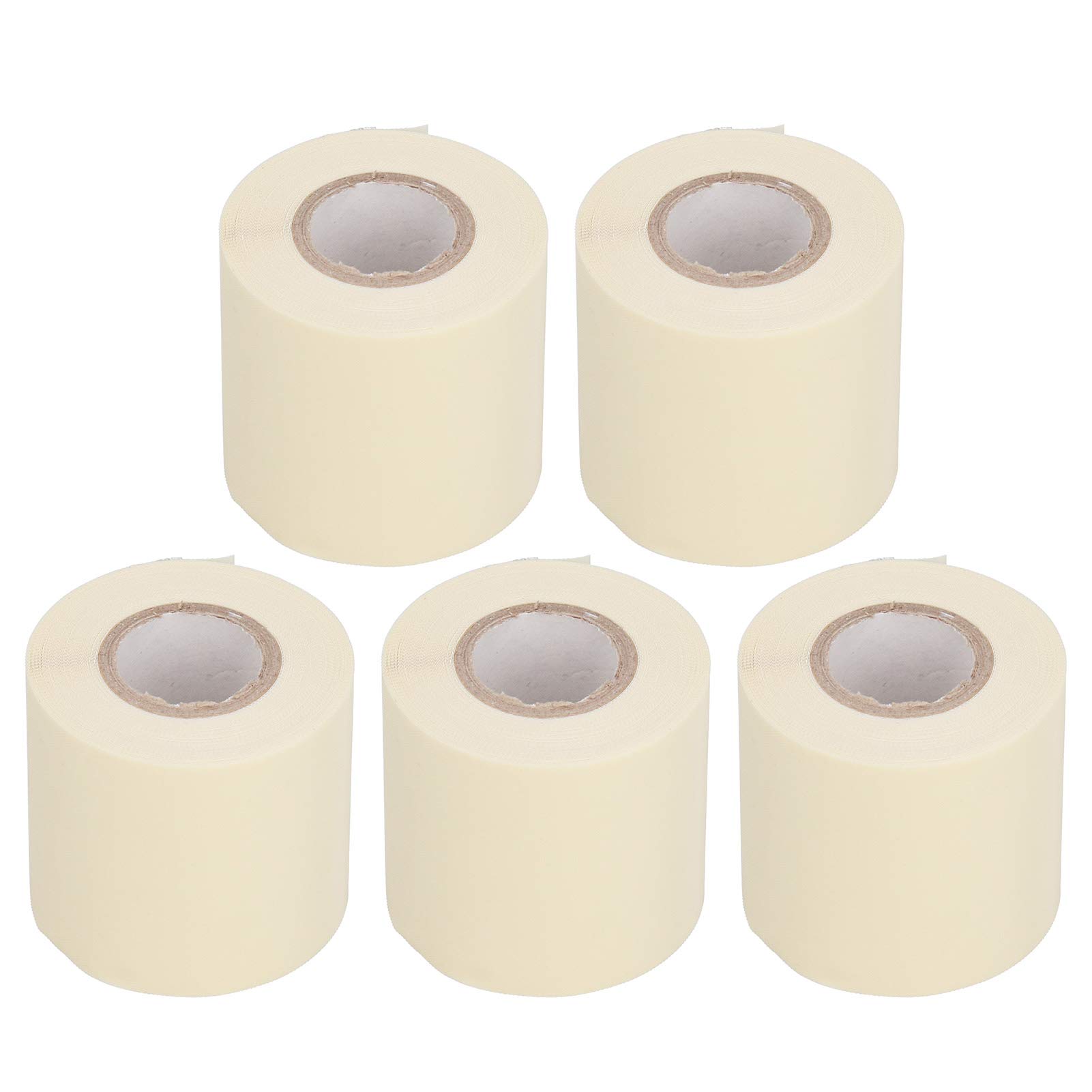 5Pcs Pipe Wrapping Tape, 6cm/2.4in Width Air Conditioner Pipe Tape PVC Oil Resistant Tube Protective Tapes(Beige)