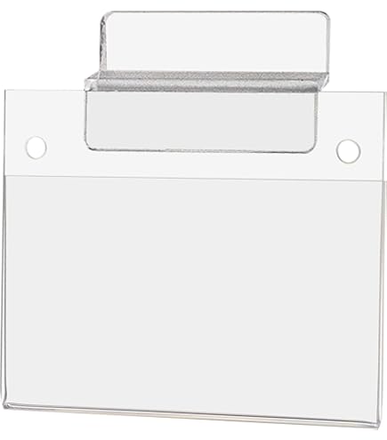 ReliThick 50 Pcs Slatwall Economy Sign Holder 2.95 X 0.98'' Shelf Clip - View #2