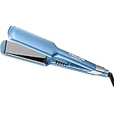 BabylissPRO Nano Titanium Ultra-Sleek Hair Straightener, Flat Iron for All Hair Types