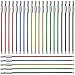 25pcs Wire Keychains, SENHAI Key Ring 2mm Cable Loops 6