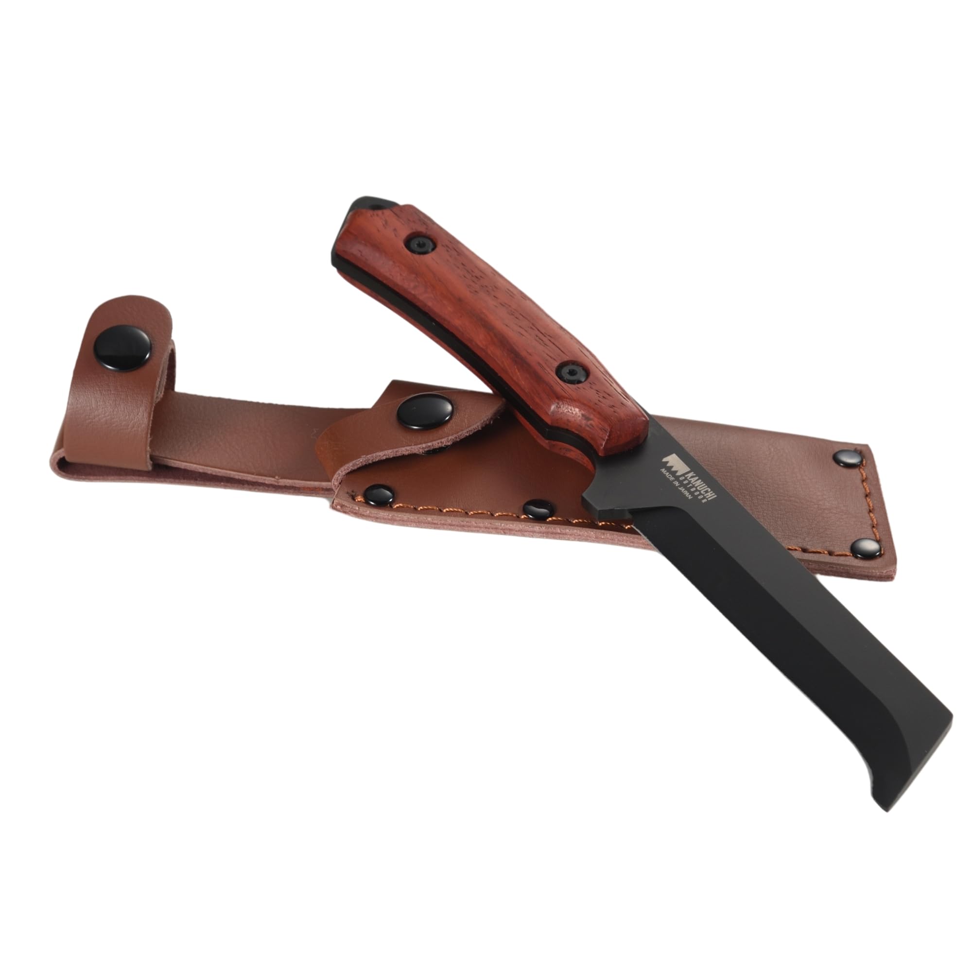 高儀 KANUCHI OUTDOOR フルタング ナタ 牛革ケース付きの商品画像