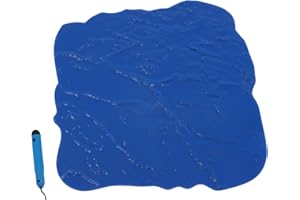 GOSANGOM 36“ x 36” Concrete Seamless Stamp Mat, Concrete Seamless Textured Skin Impression, Slate Stone Texture Set, Concrete Cement Stamp Mat, for Decorative Wall Flooring