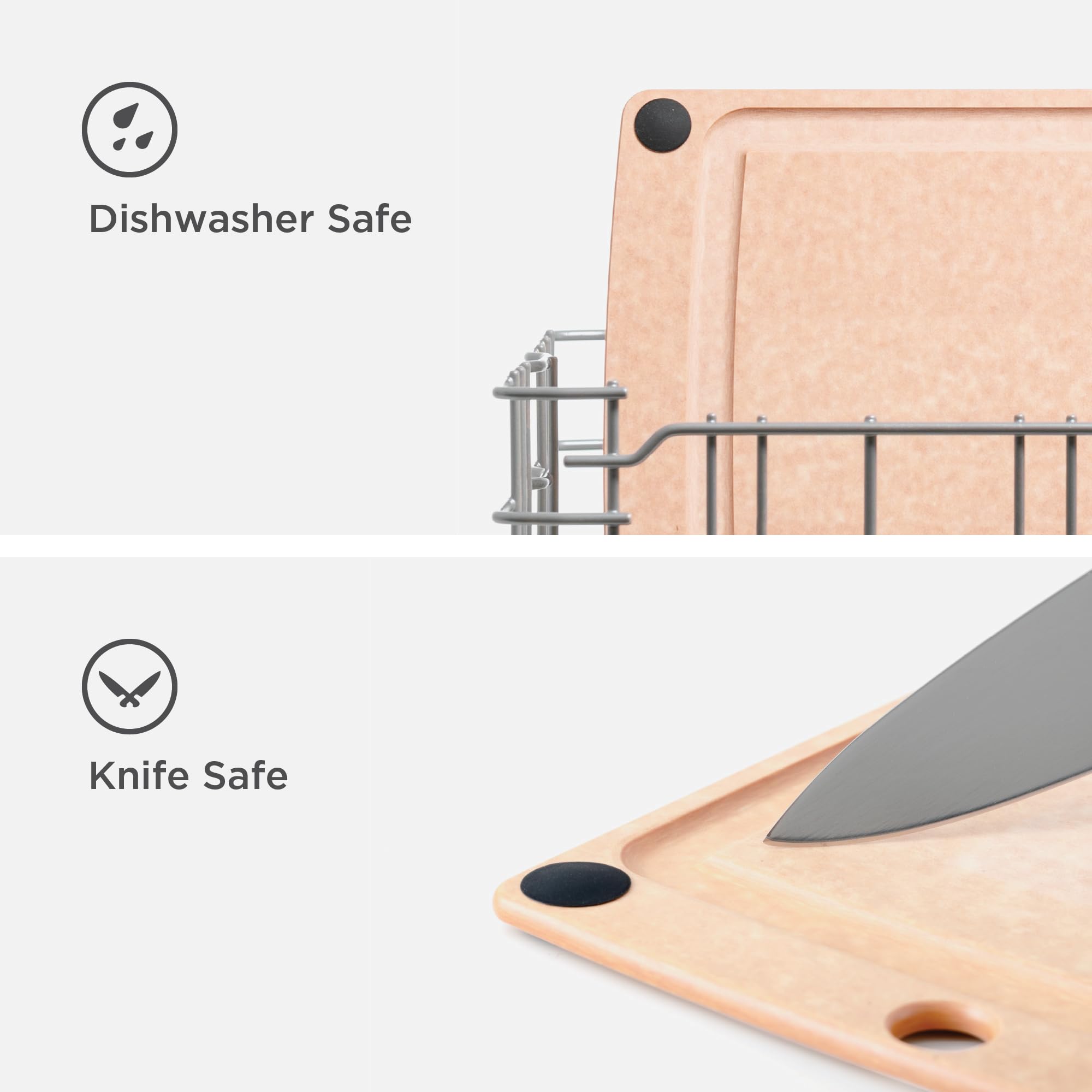 Epicurean All-In-One Cutting Board with Non-Slip Feet and Juice Groove, 14.5