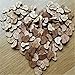 500pcs Rustic Wooden Love Heart Wedding Table Scatter Decoration Crafts(Update Version)