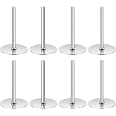 Newtay 8 Pcs Cake Heating Rods for Baking Cakes 2 Inch Stainless Steel Core | Heating Core for Baking Cakes Silver Rods for Decorating Supplies Baking Tools Accessories for Large Cakes Layered Cakes