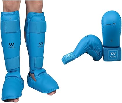 karate shin pads and gloves
