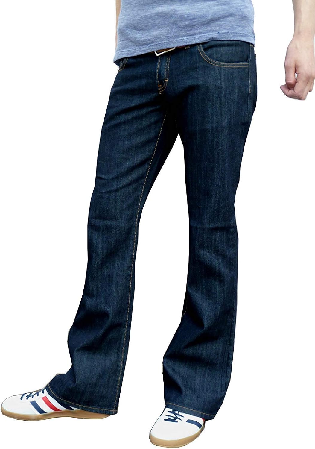 mens flared jeans