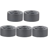 Pack of 5 Cassettes Tape Player Pinch Roller Wheel Rubber Sound Tape Pressure Rollers for Recorder Maintenance Cassettes Player
