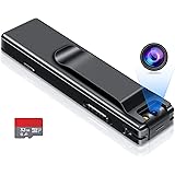 Camera no WiFi Needed - Mini Body Camera Video Recorder - Camera Motion Activated - Nanny Small Cam - Tiny Camera - Small Sec