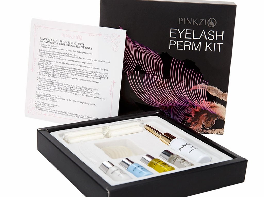 PINKZIO Eyelash Perm Kit Lash Lift Kit for Professional Use, Salon Lash